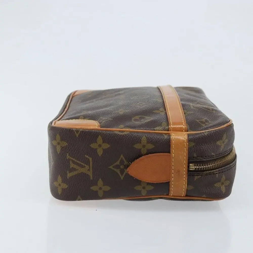 Louis Vuitton Monogram Compiegne 28 Clutch Bag Brown